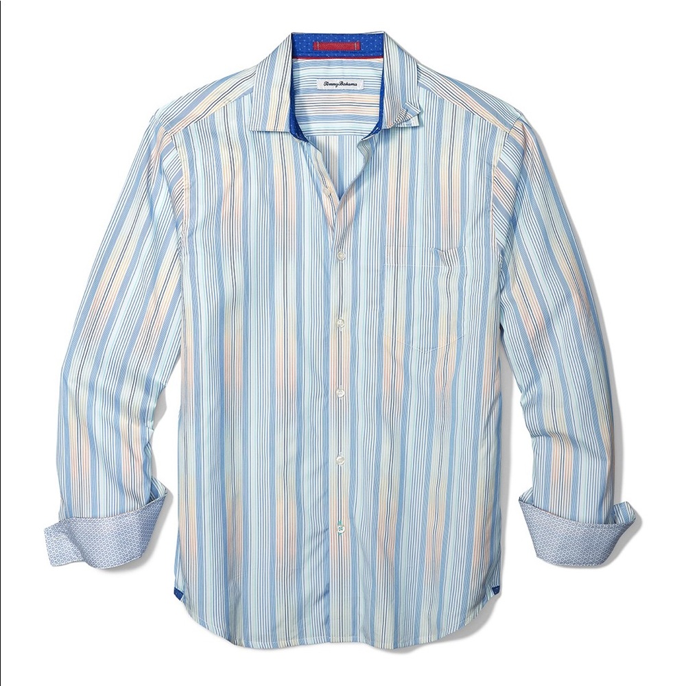 Tommy Bahama “Lomi Lomi” Stripe Button-Down